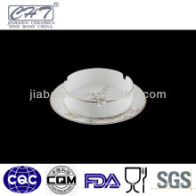 A014 High quality modern gold flower ceramic ashtray